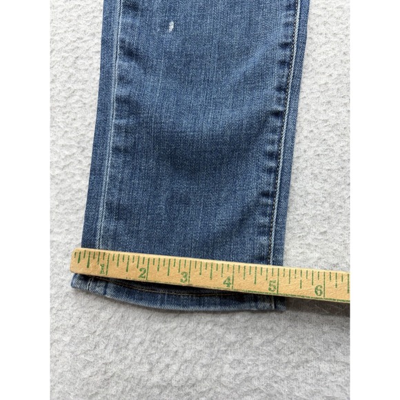 FRAME Le Garcon Womens 27 Mid Rise Slim Boyfriend Jeans 27x27 Blue - Picture 11 of 15